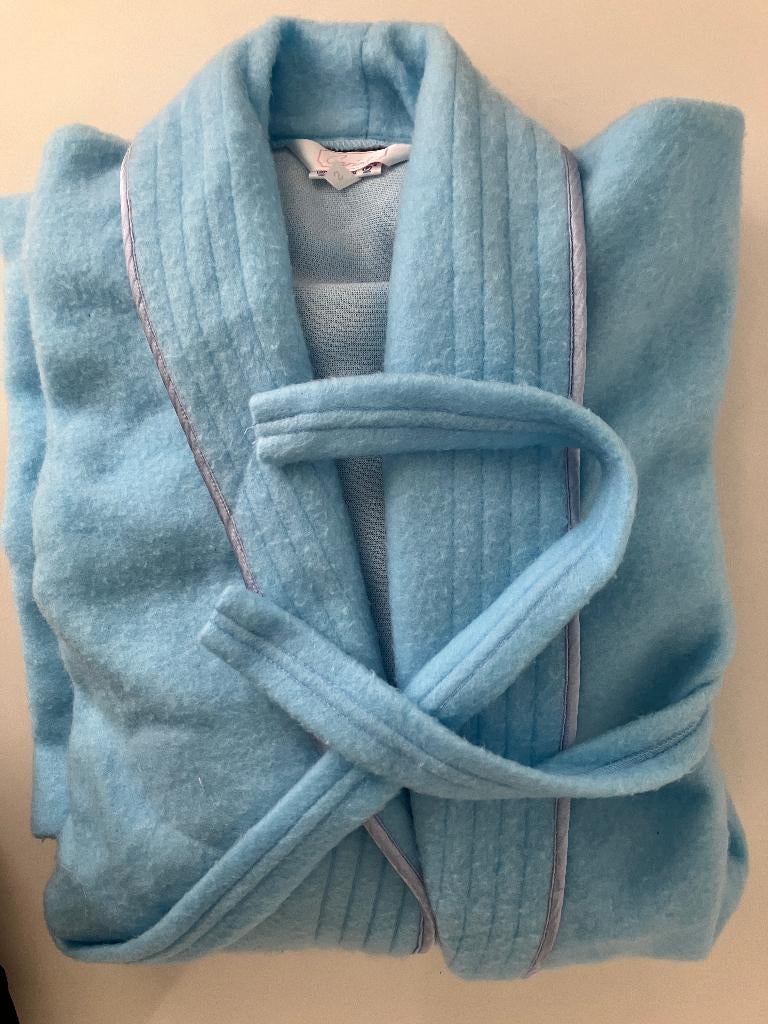 Badjas Carine, Kleding | Dames, Homewear, Blauw, Ophalen of Verzenden, Zo goed als nieuw, Maat 36 (S)