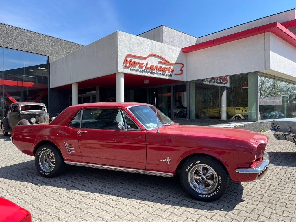 Ford Mustang Coupé 1966 V8 289 ci 4700 cc Oldtimer, Autos, Rouge, Achat, Noir, Automatique