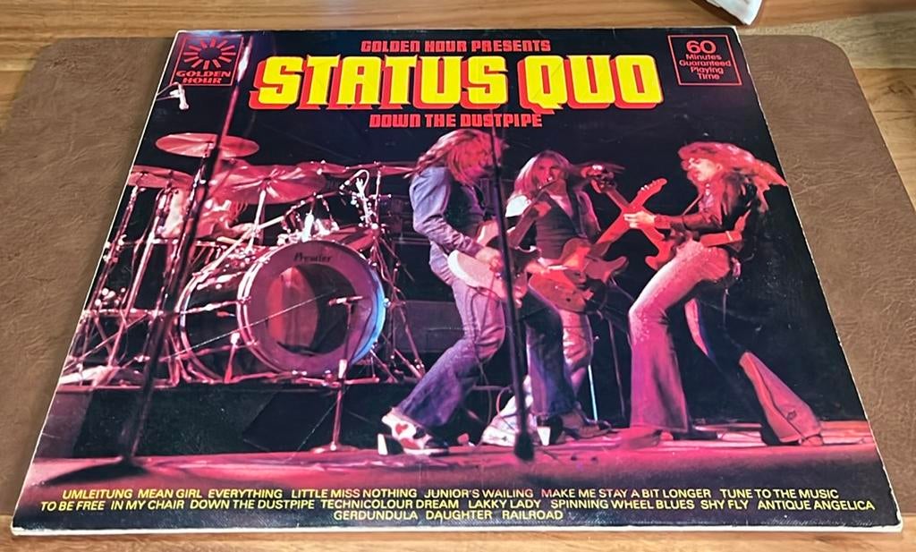 Status Quo - Down the Dustpipe - Vinyl LP - UK persing, Ophalen of Verzenden, Gebruikt