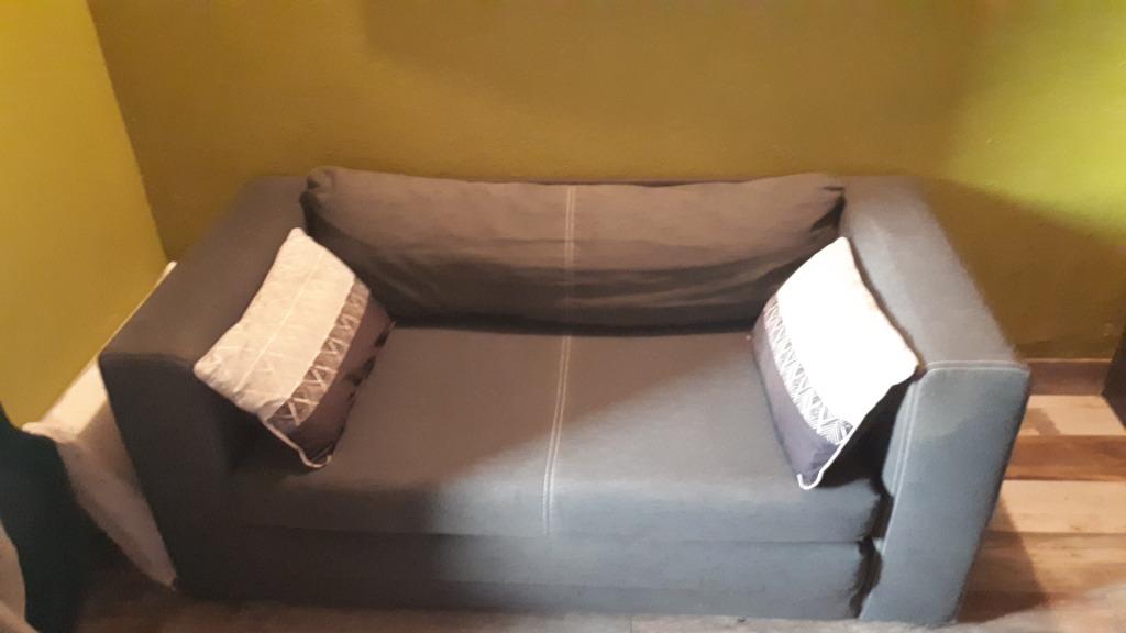 Fauteuil/lit convertible, Ophalen, Moderne/ gris., Gebruikt, Stof
