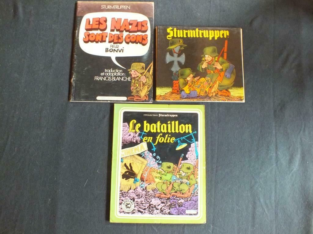 STURMTRUPPEN (2 ALBUMS E.O).      EDITIONS LATTES & SAGE, Livres, Plusieurs BD, Enlèvement ou Envoi, Utilisé, BONVI