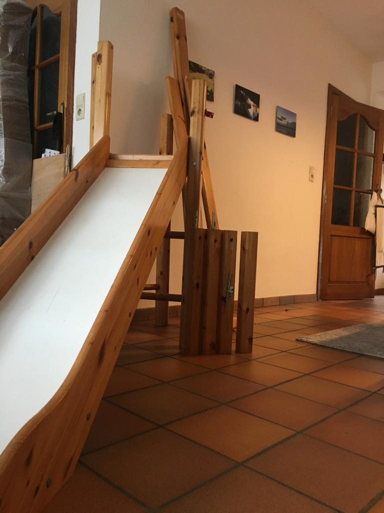 Tobogan Flexa + éléments pour élever à mi-hauteur, Enlèvement, Utilisé, Lit mi-hauteur mezzanine