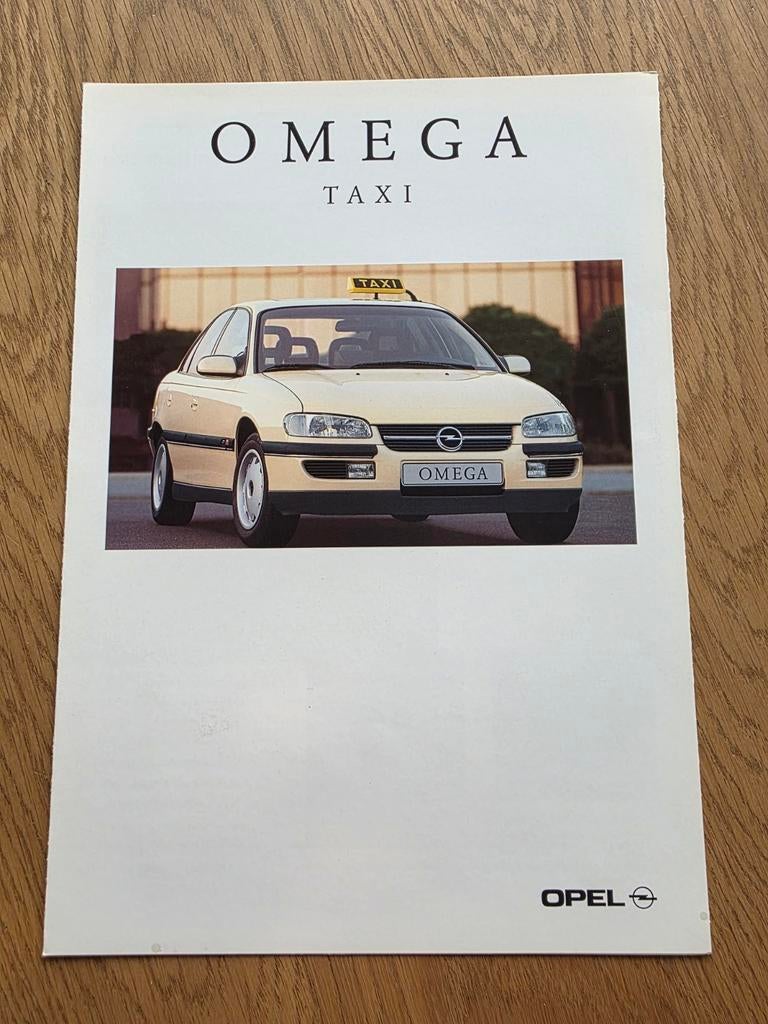 Brochure sur l'Opel Omega Taxi, Envoi, Opel