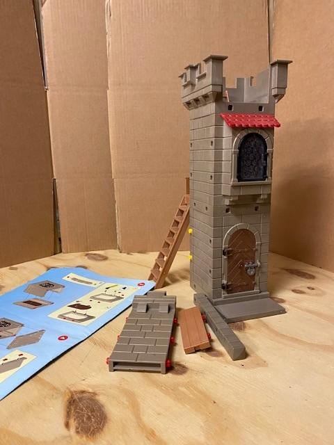 Extension du château Playmobil 6373 6000 et 6001, Enfants & Bébés, Enlèvement ou Envoi, Comme neuf, Ensemble complet