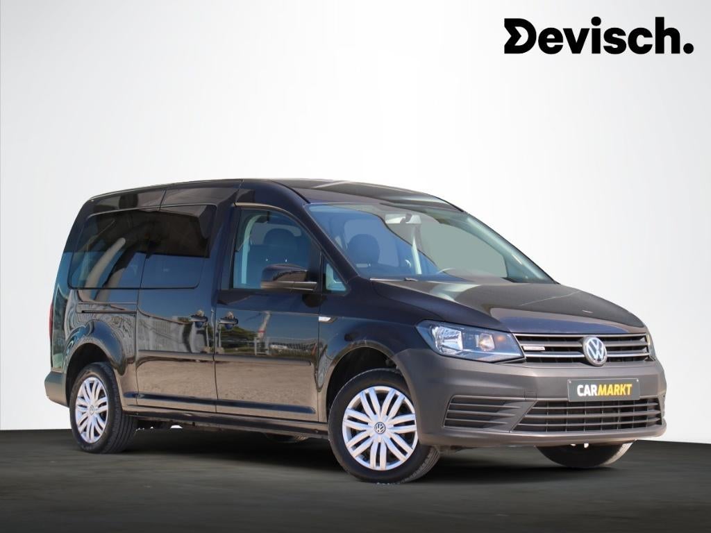 VOLKSWAGEN CADDY MAXI KOMBI 1.4 CNG, Auto's, Voorwielaandrijving, 4 cilinders, CNG (Aardgas), Zwart