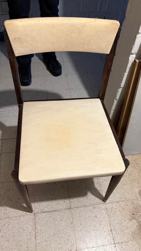 Stoel 2 st, Ophalen, Gebruikt, Twee, Wit