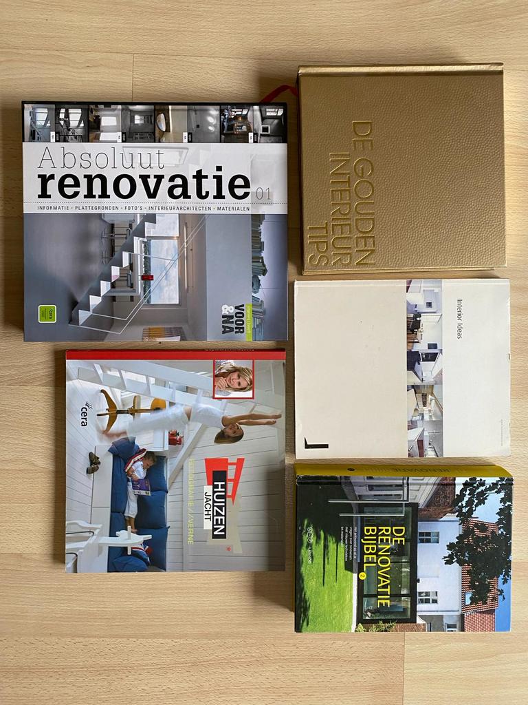 4 handige boeken- renovatie. Afhalen Vichte, Ophalen, Zo goed als nieuw
