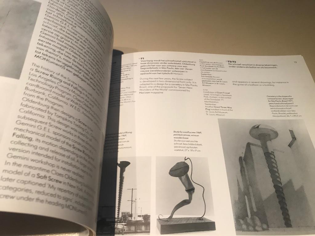 Claes Oldenbourg Sculpture 45 pages, Enlèvement ou Envoi, Comme neuf, Sculpture