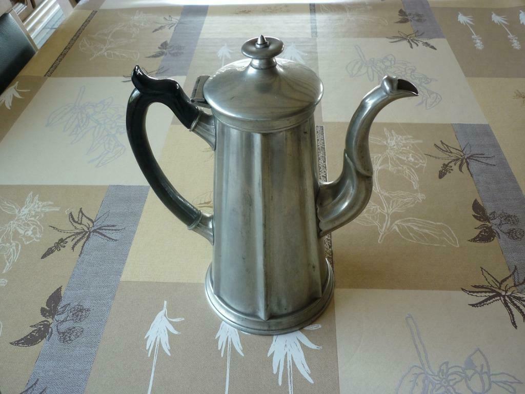 cruche a cafe en etain, Enlèvement ou Envoi, Utilisé
