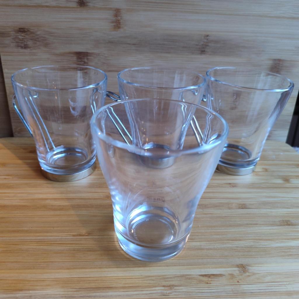 3 vitrosax koffie/thee kopjes, Ophalen of Verzenden, Nieuw, Glas, Glas of Glazen