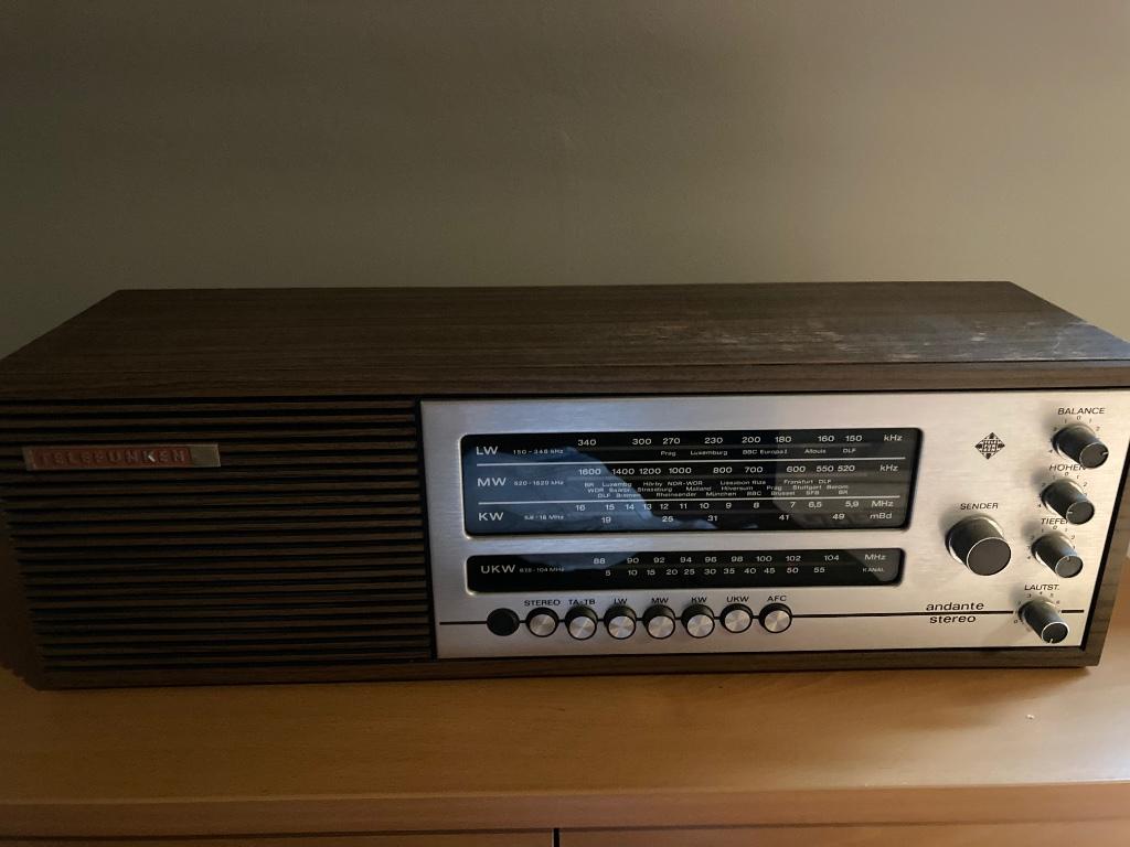 Telefunken radio, Ophalen