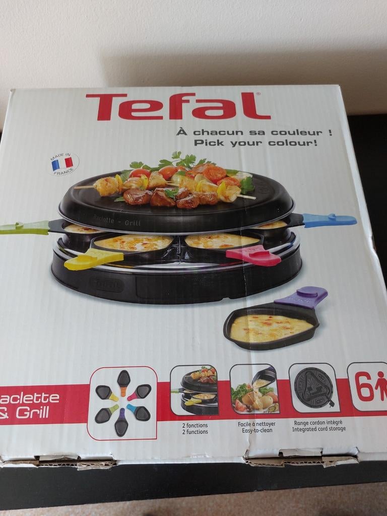tetal appareil à raclette, Ophalen of Verzenden, Zo goed als nieuw