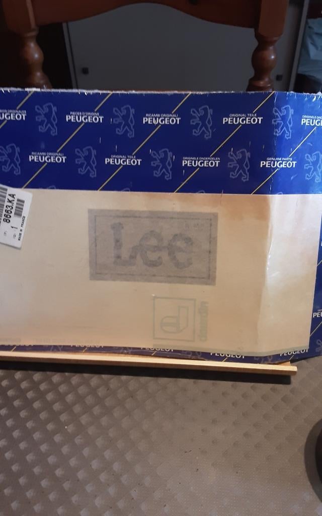 PEUGEOT Lee logo, Ophalen of Verzenden, Nieuw, Peugeot
