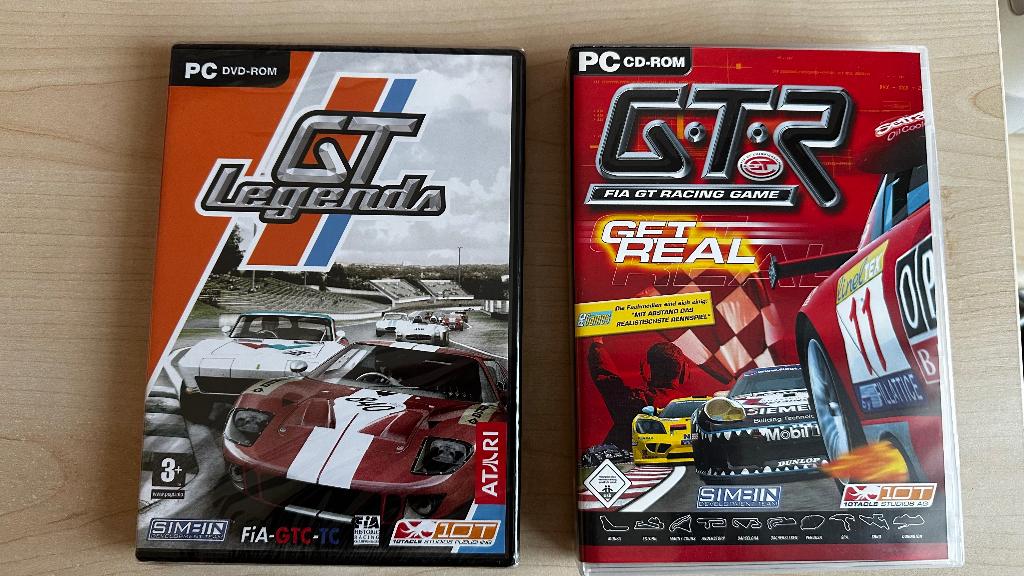 GTR wagen simulator Racing game  & GT Legends - 2 games, Online, Comme neuf, Enlèvement, 3 joueurs ou plus