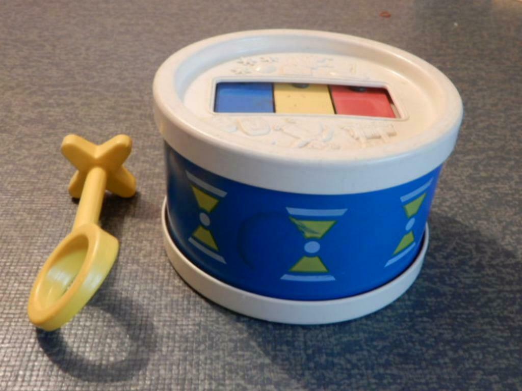 Jouet Fisher Price vintage "Boîte musicale", Enlèvement ou Envoi, Utilisé, Hochet, Sonore