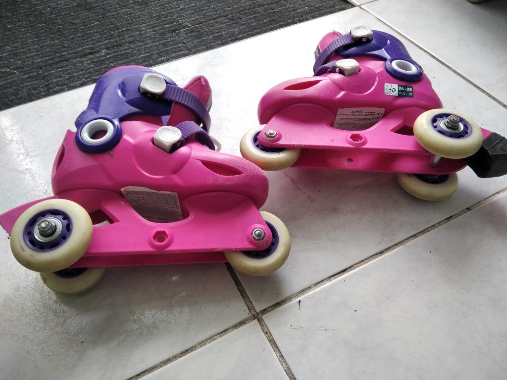 Patins à roulettes enfant - débutant - Oxelo 3 Learn Rollers, Enlèvement