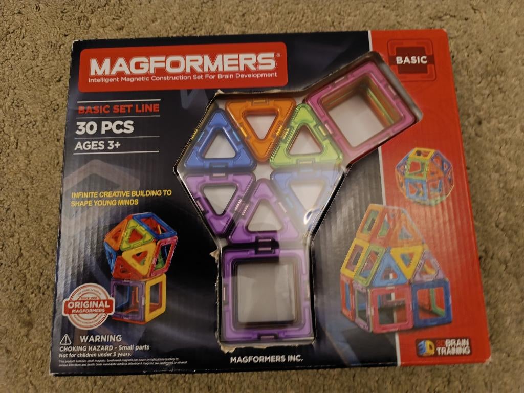 Magformers 30 Pcs- Speelgoed, Enlèvement, Comme neuf, Puzzles