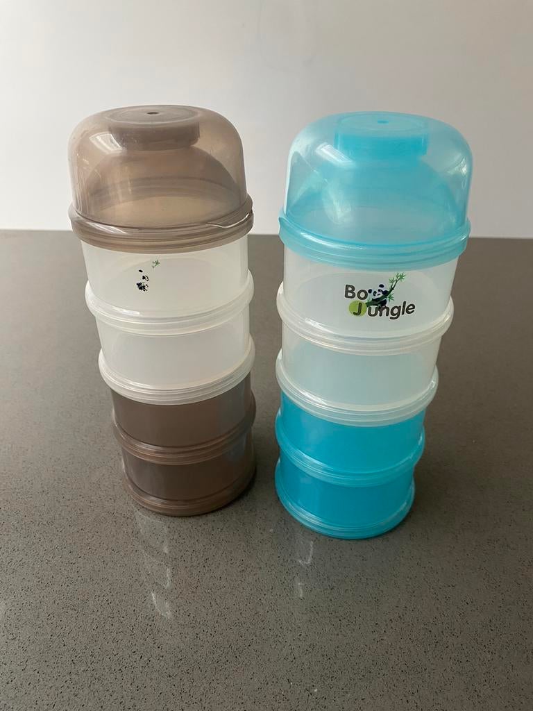 2 boîtes doseuses pour lait en poudre, Enfants & Bébés, Enlèvement ou Envoi, Utilisé, Autres types