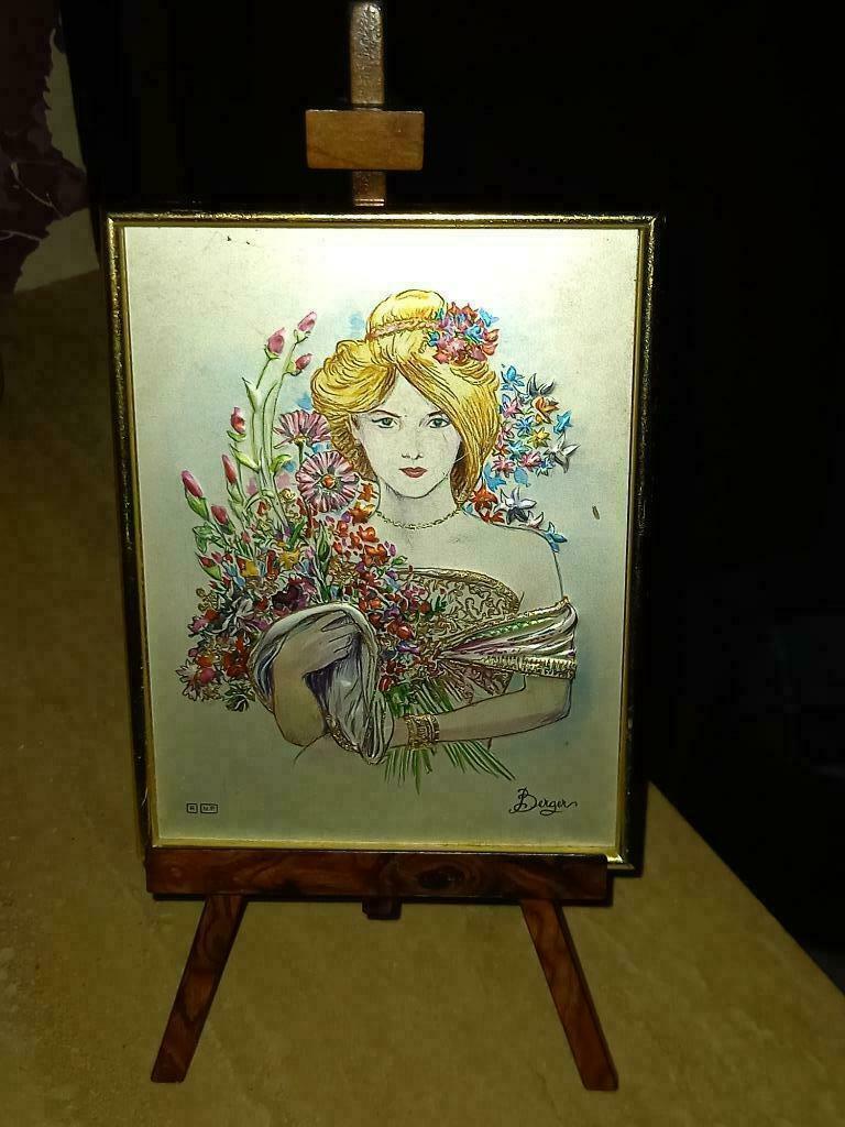 chevalet miniature, Moins de 50 cm, Enlèvement ou Envoi, Comme neuf, Bois