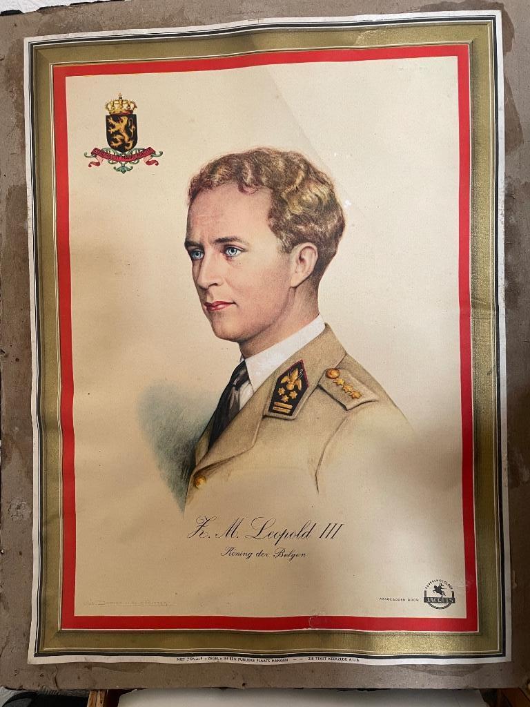 prent Leopold III (jacques chocolade), Ophalen, Kaart, Foto of Prent