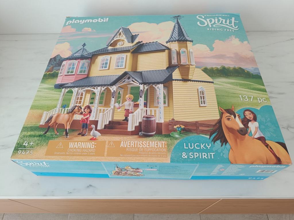 9475 Playmobil Spirit huis + 9476 Spirit slaapkamer, Ophalen of Verzenden, Zo goed als nieuw, Complete set