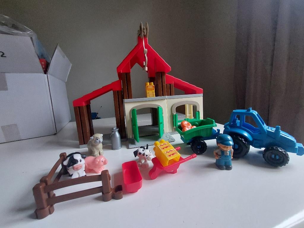 Ecoiffier boerderij, Kinderen en Baby's, Speelgoed | Educatief en Creatief, Gebruikt, Bouwen, Ophalen