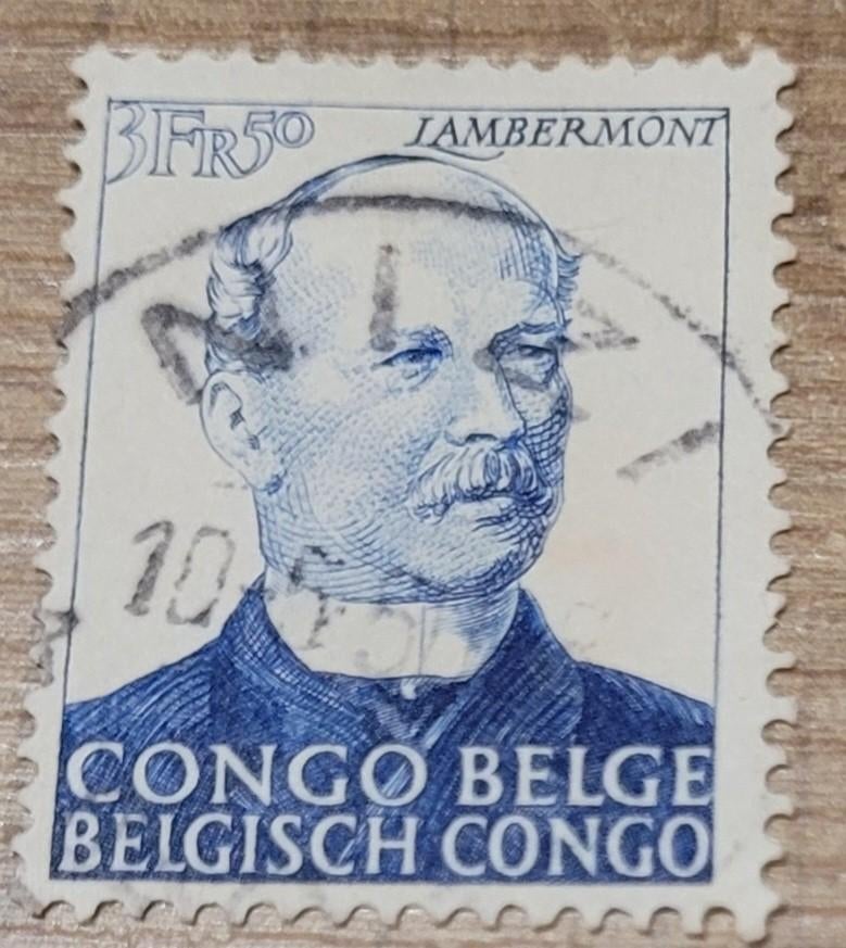 Oude postzegel: Belgisch-Congo - Lambermont, Enlèvement ou Envoi, Affranchi, Timbre-poste, Autre