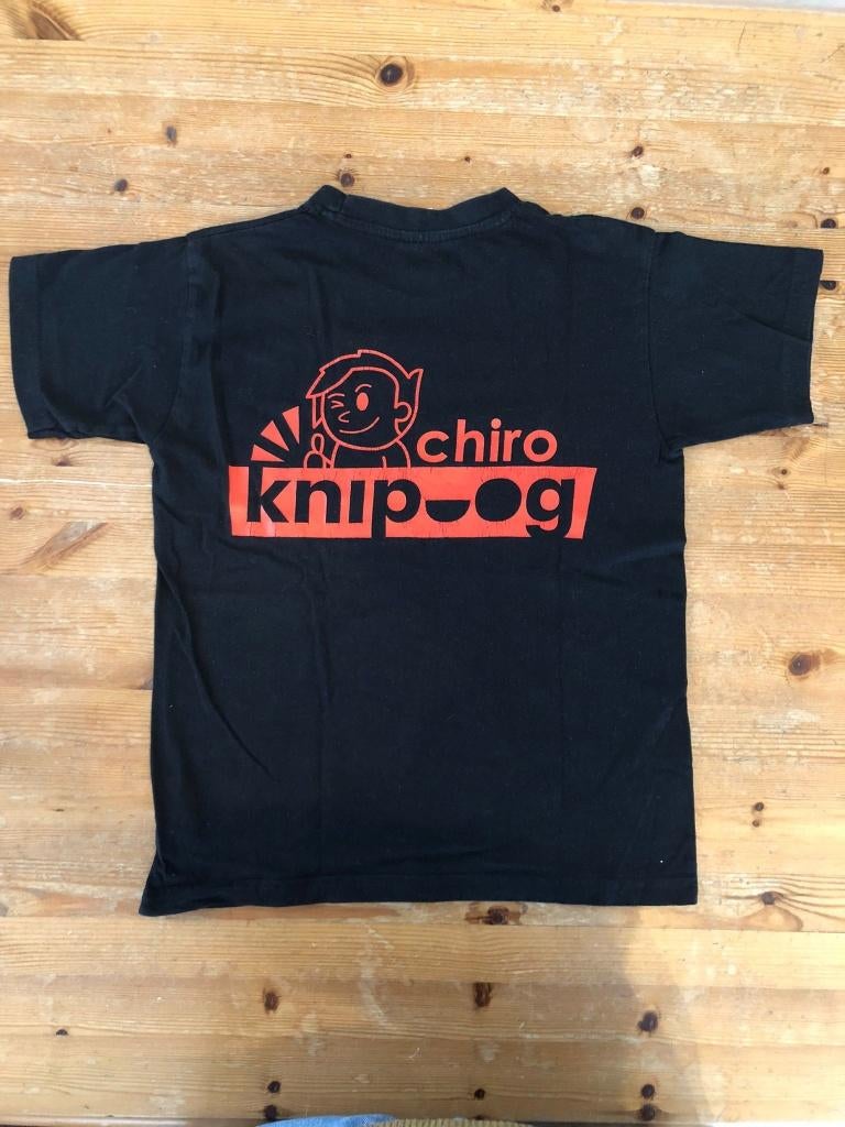 T-shirt Chiro Knipoog maat 134-140 unisex, Ophalen, Zo goed als nieuw, Maat 134