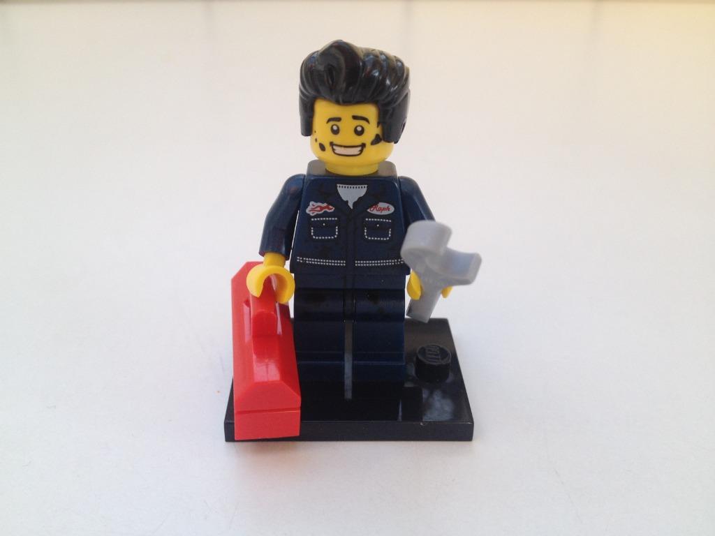 lego minifiguurtje mechanic serie 6, Enlèvement ou Envoi, Comme neuf, Ensemble complet, Lego