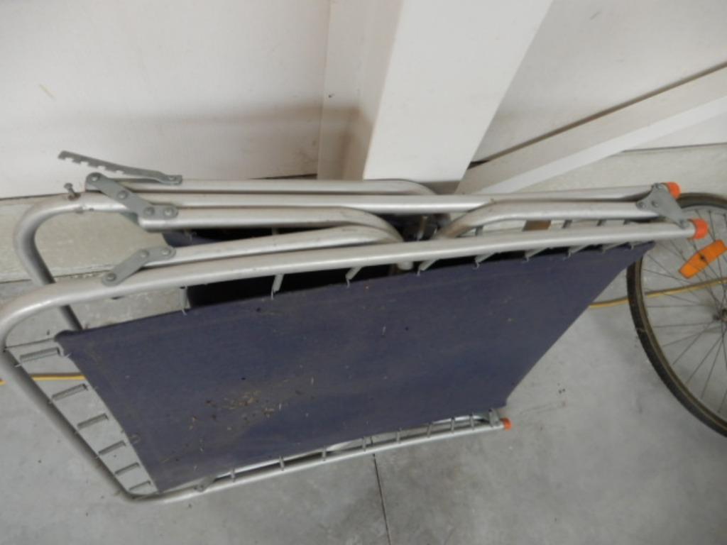 vouwbed ligbed, Ophalen of Verzenden, Zo goed als nieuw, Aluminium