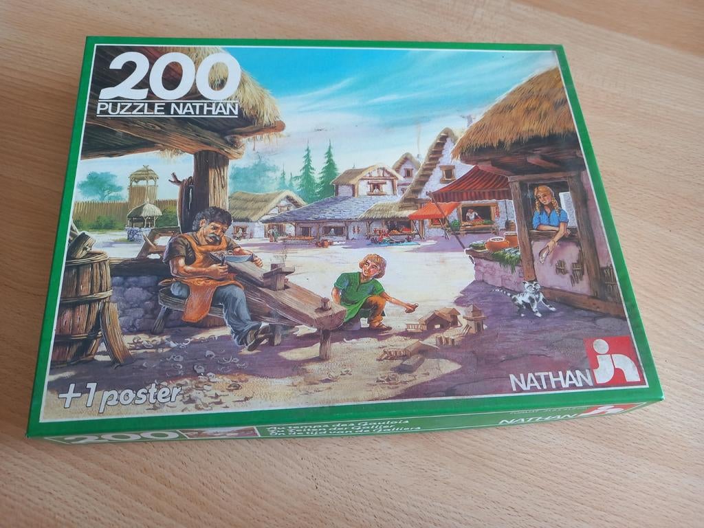 Puzzle 200 pces, Ophalen of Verzenden, Zo goed als nieuw, Legpuzzel