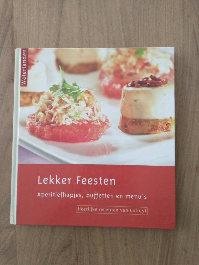 Kookboek - Lekker Feesten - Colruyt, Enlèvement ou Envoi, Utilisé