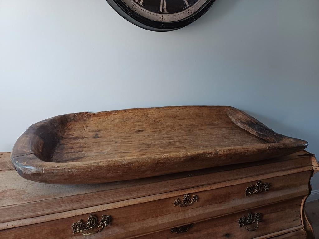 SUPER GROTE MASSIEVE TROG/SCHAAL //HOFZZSTIJL, Antiek en Kunst, Ophalen