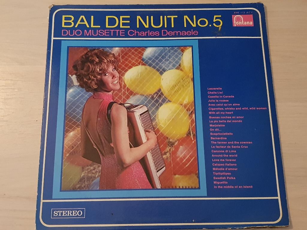 Disque vinyl 33 tours bal de nuit vol 5, CD & DVD, Enlèvement ou Envoi, Comme neuf, Européenne