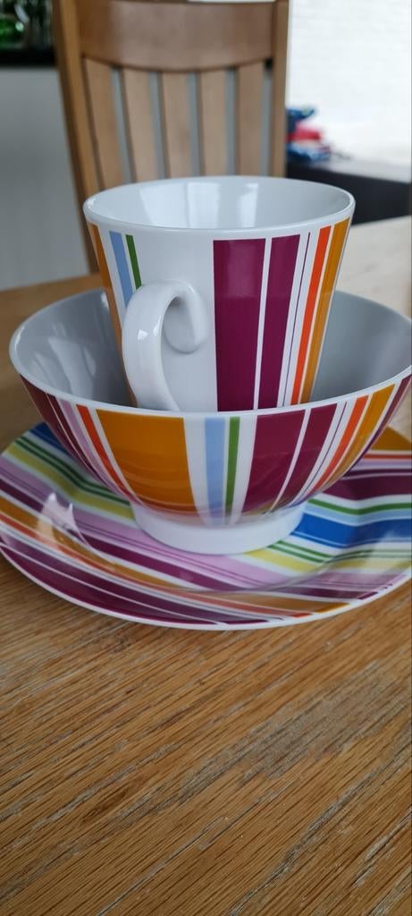 Cosy&Trendy bord, kom en tas, Keramiek, Nieuw, Ophalen of Verzenden, Overige stijlen