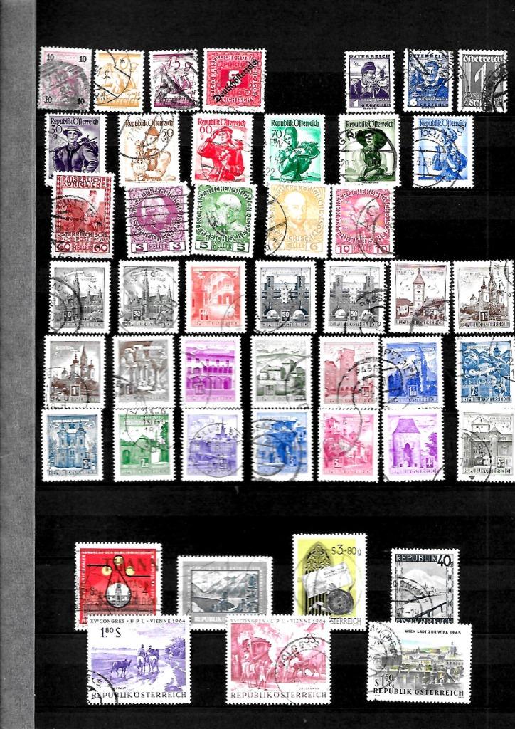 Timbres AUTRICHE, Enlèvement ou Envoi, Affranchi