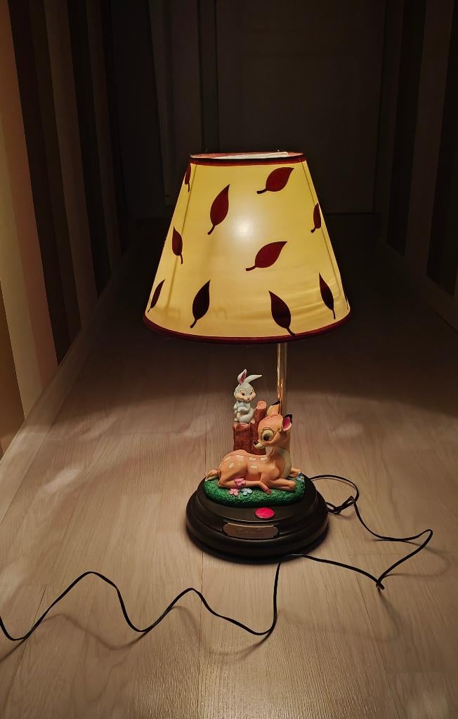 Zeer zeldzame lamp van Bambi Walt Disney, Ophalen of Verzenden, Bambi of Dumbo, Gebruikt