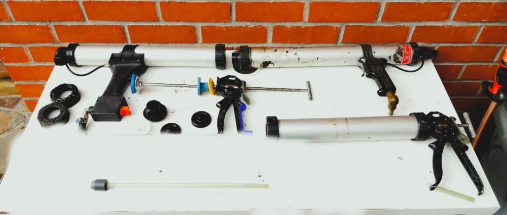 Pistolet, pompe mastic air comprimé, Bricolage & Construction, Enlèvement, Neuf
