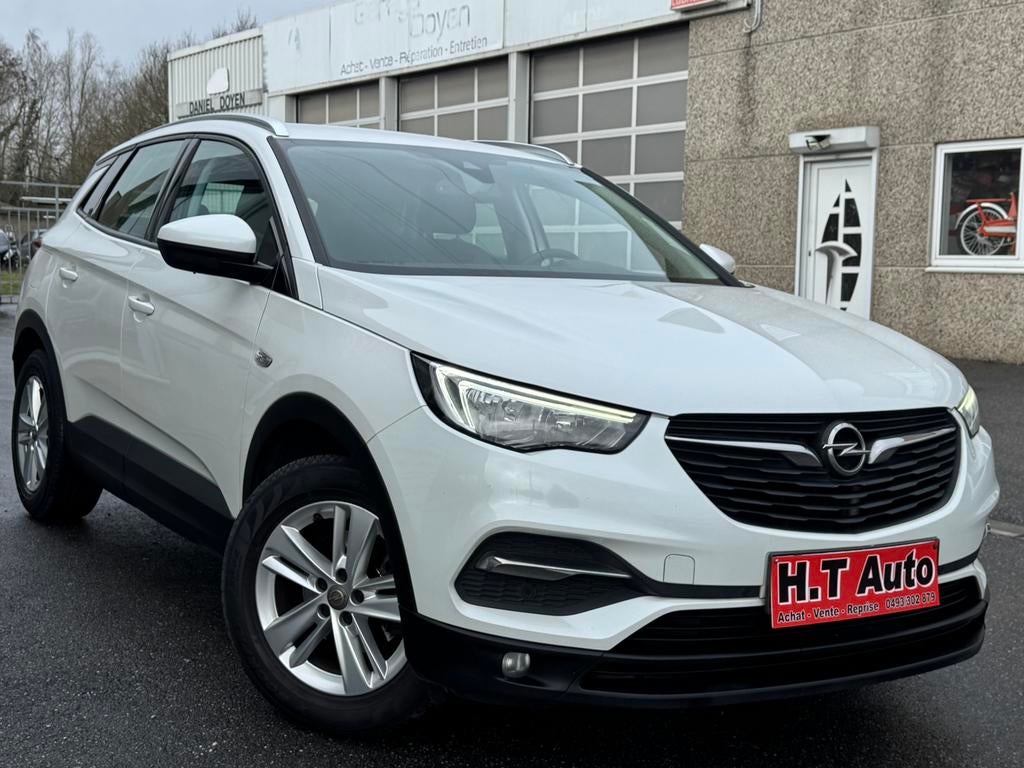 Opel grandlandx 1.2 turbo/euro6b/nieuwstaat/gps/garantie!!, Voorwielaandrijving, Stof, Wit, 5 deurs