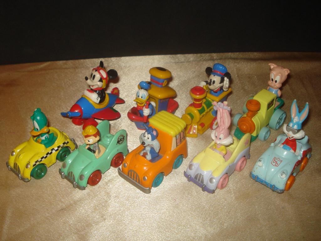 PLAYSKOOL Lot de 9 Anciens Véhicules Walt Disney Vintage, Ophalen of Verzenden, Gebruikt, Auto, Overige merken