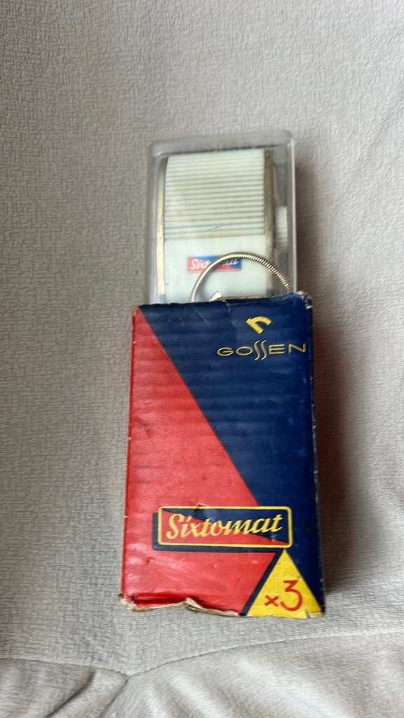 boîte d'origine  d’1Gossen Sixtomat x3, posemètre analogique, Enlèvement ou Envoi, 1940 à 1960