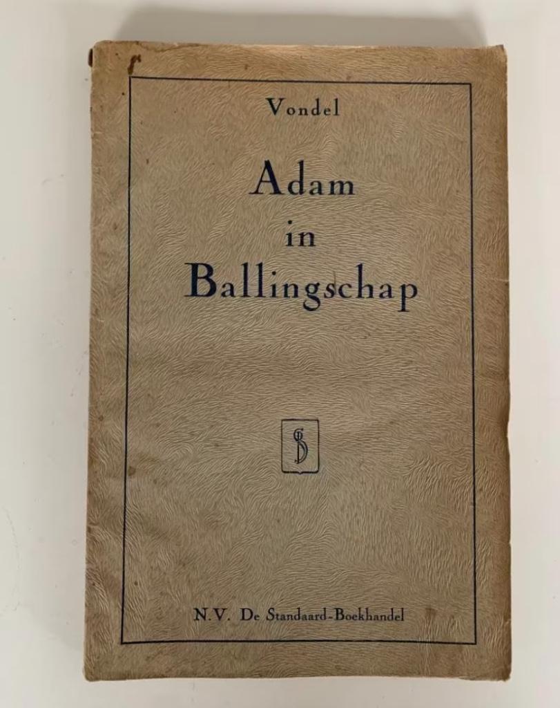 Adam in ballingschap, Vondel, 1954, Ophalen of Verzenden, Gelezen