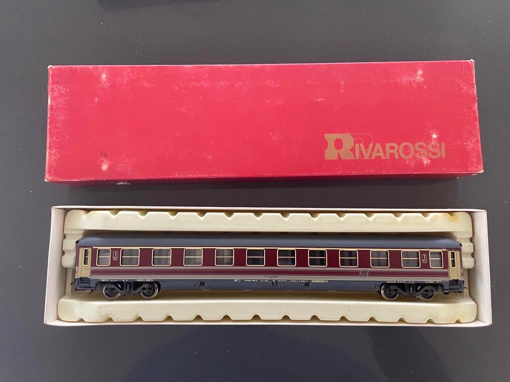 RIVAROSSI Voiture 1ère classe FERROVIE DELLO STATO 2543, Hobby & Loisirs créatifs, Utilisé, Wagon, Autres marques
