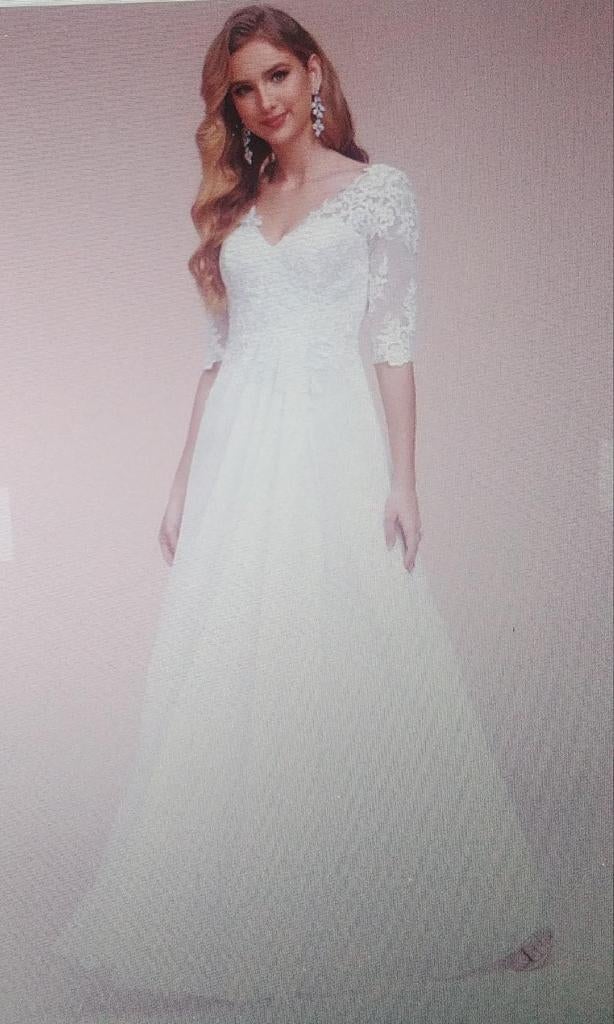 Robe de mariée, JJ's House, taille 42, Enlèvement ou Envoi, Comme neuf, Robe de mariée