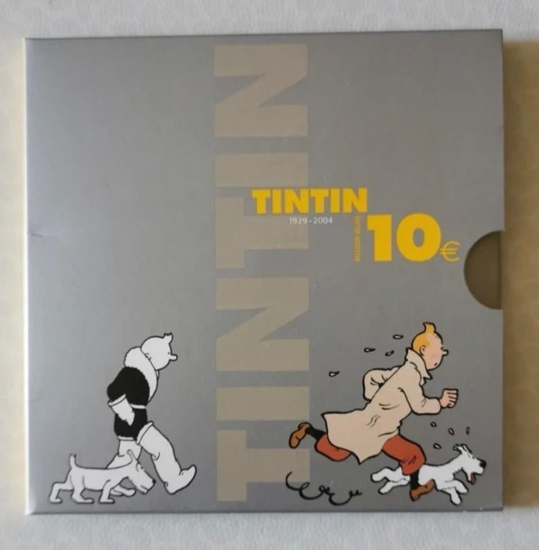 75ste verjaardag Kuifje €10 collectors item, Ophalen of Verzenden, Kuifje, Zo goed als nieuw