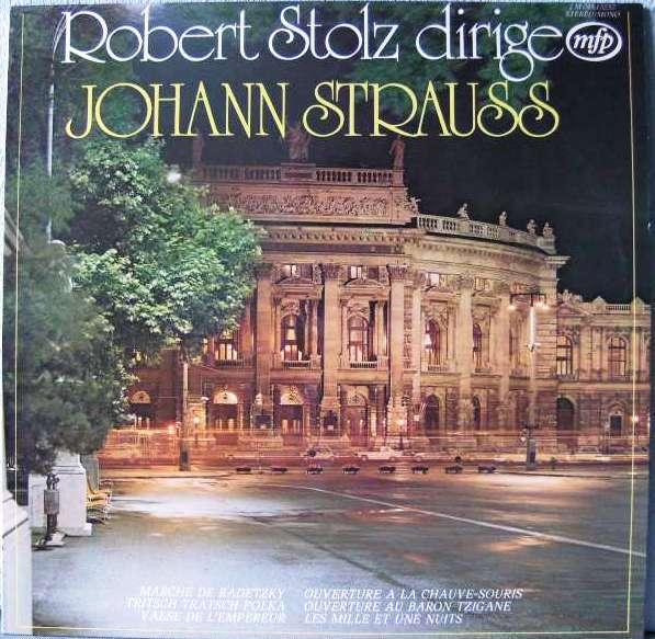 LP Robert Stolz - Dirige Johann Strauss, Orchestre ou Ballet, 12 pouces, Enlèvement ou Envoi, Comme neuf