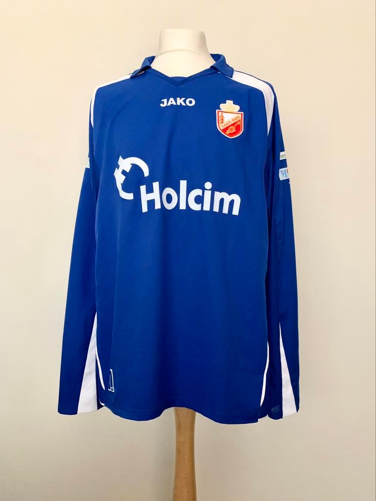 RAEC Mons Late 2000s #30 match Pro League football shirt, Sport en Fitness, Voetbal, Gebruikt, Shirt, Groter dan maat XL, Ophalen of Verzenden