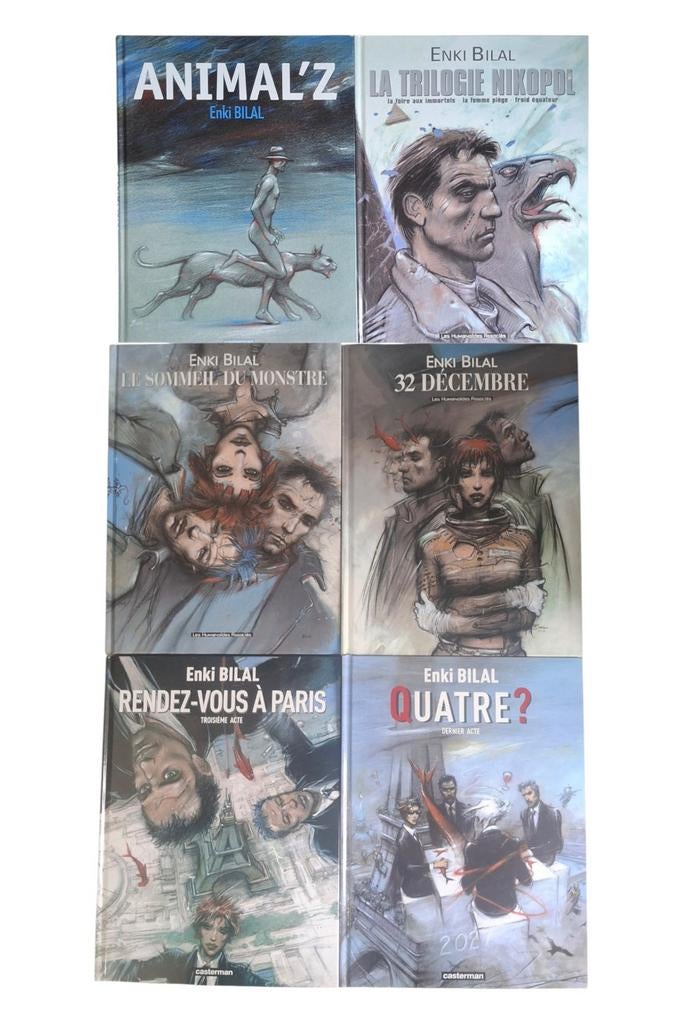 Set van 6 prachtige strips Enki Bilal - Zeer goede staat - A, Ophalen of Verzenden