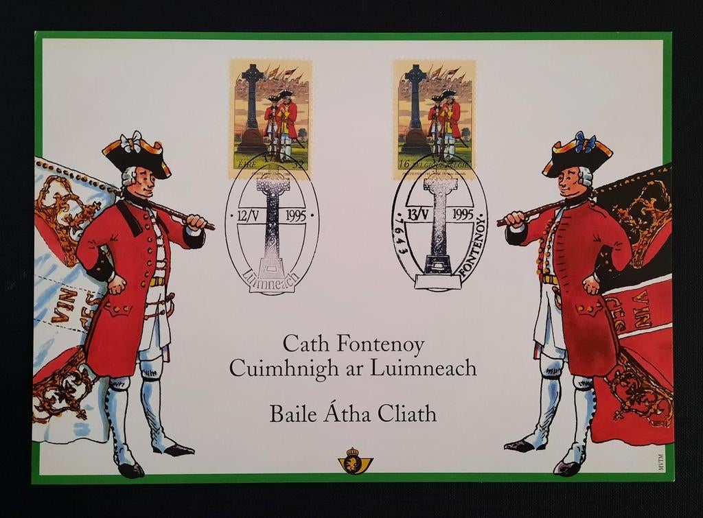 Belgique : COB 2600HK (●) Bataille de Fontenoy 1995., Timbres & Monnaies, Timbres | Europe | Belgique, Enlèvement ou Envoi, Affranchi