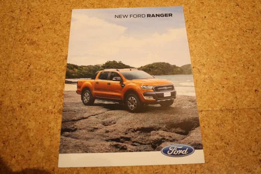 Ford Ranger brochure 2016, Ophalen of Verzenden, Nieuw, Folder